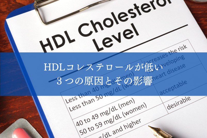 HDLコレステロールが低い原因とその影響｜HDLコレステロールを増やす方法について